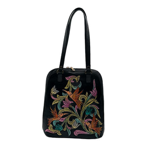 mk-1325 back pack cincelado de flores color