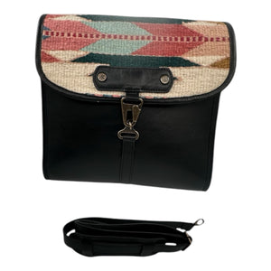 bd-69 portafolio de piel autentica con lana de Oaxaca