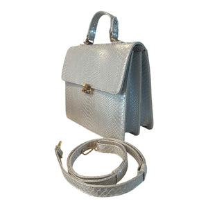 Sáhara – Bolsa Ejecutiva de Piel con Grabado Python