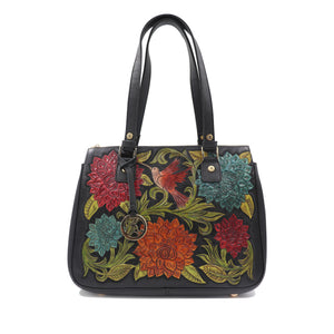 bk-1323 bolsa cincelada dalias colibrí color