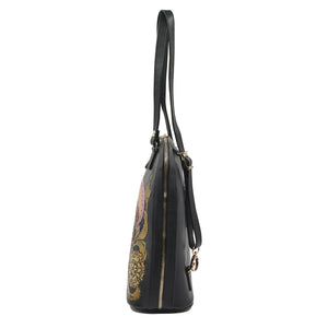 mk-1325 backpack/bolsa cincelado de catrina flores bicolor