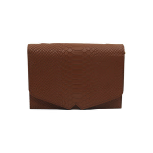 bk-114 bolsa  belt bag piel textura python