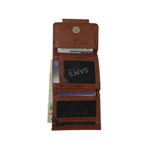 ck-65 cartera de piel con tapa de chaquira
