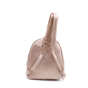 mk-1335 back pack cincelado de  flores bicolor