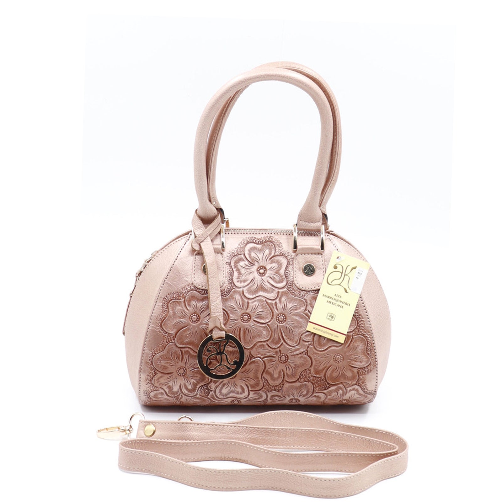 bk-5014 bolsa cincelada trébol bicolor