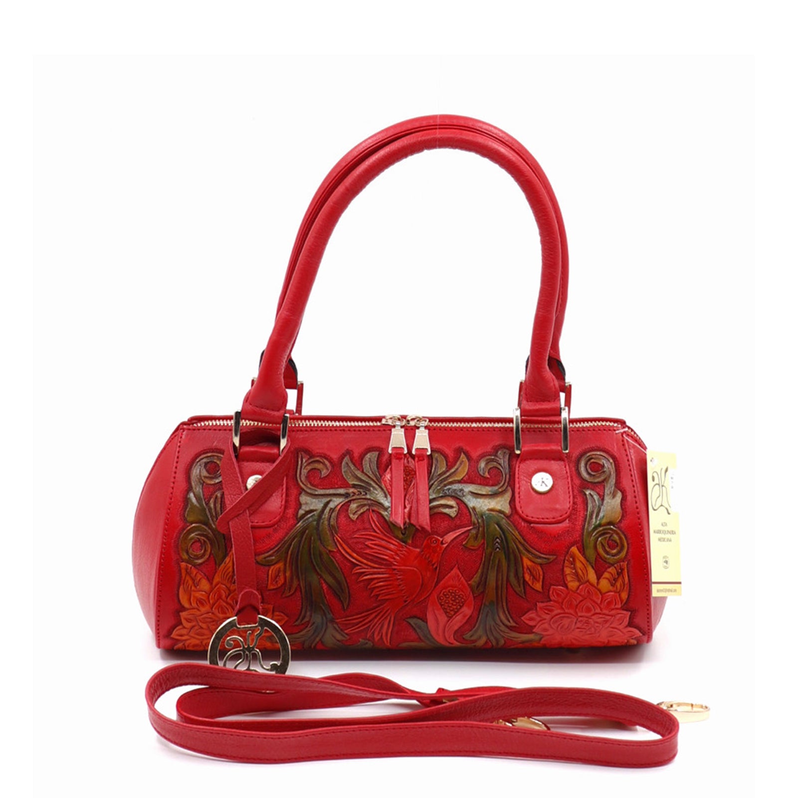 bk-1122 bolsa cincelada dalias colibrí color