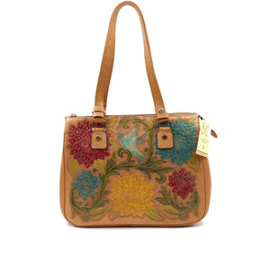 bk-1323 bolsa cincelada dalias colibrí color