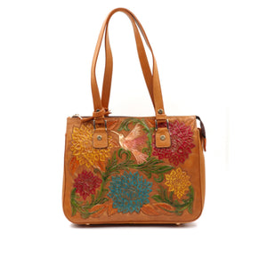 bk-1323 bolsa cincelada dalias colibrí color