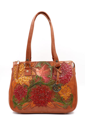 bk-1323 bolsa cincelada dalias colibrí color