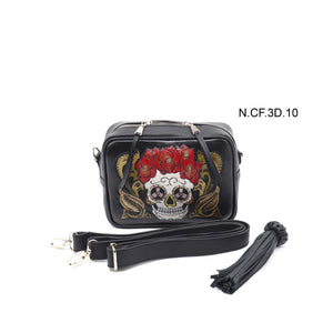 bk-129  bolsa cincelada catrina flores