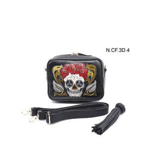 bk-129  bolsa cincelada catrina flores