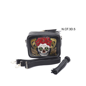 bk-129  bolsa cincelada catrina flores