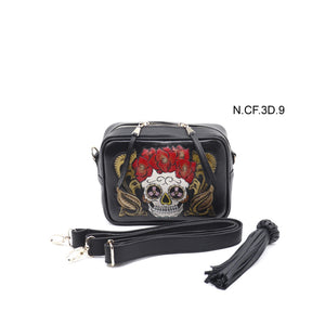 bk-129  bolsa cincelada catrina flores